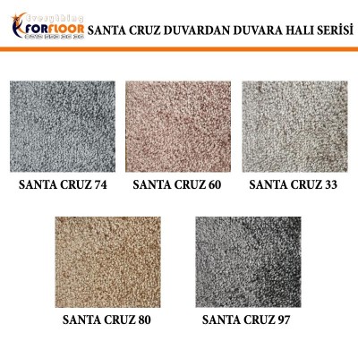 Santa Cruz Duvardan Duvara Velür Halı (Tufting)