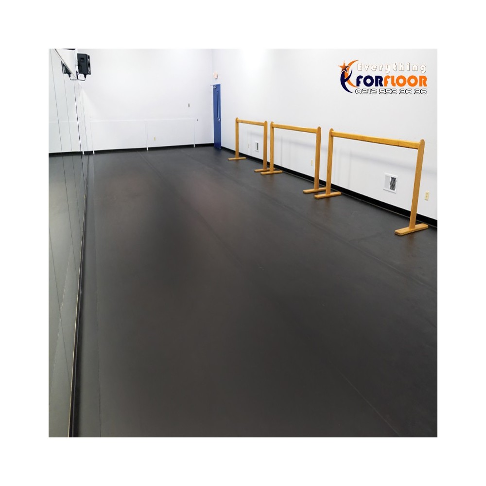 Dans Floor Pvc Zemin Kaplama ( Siyah )