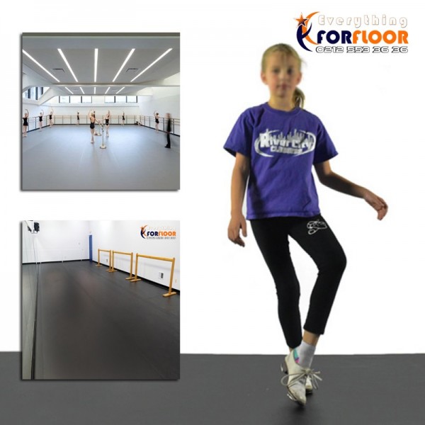 Dans Floor Pvc Zemin Kaplama ( Siyah )
