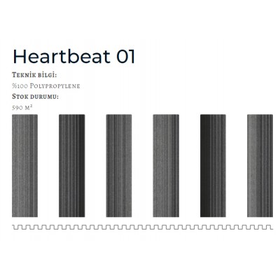 Heart Beat Karo Halı