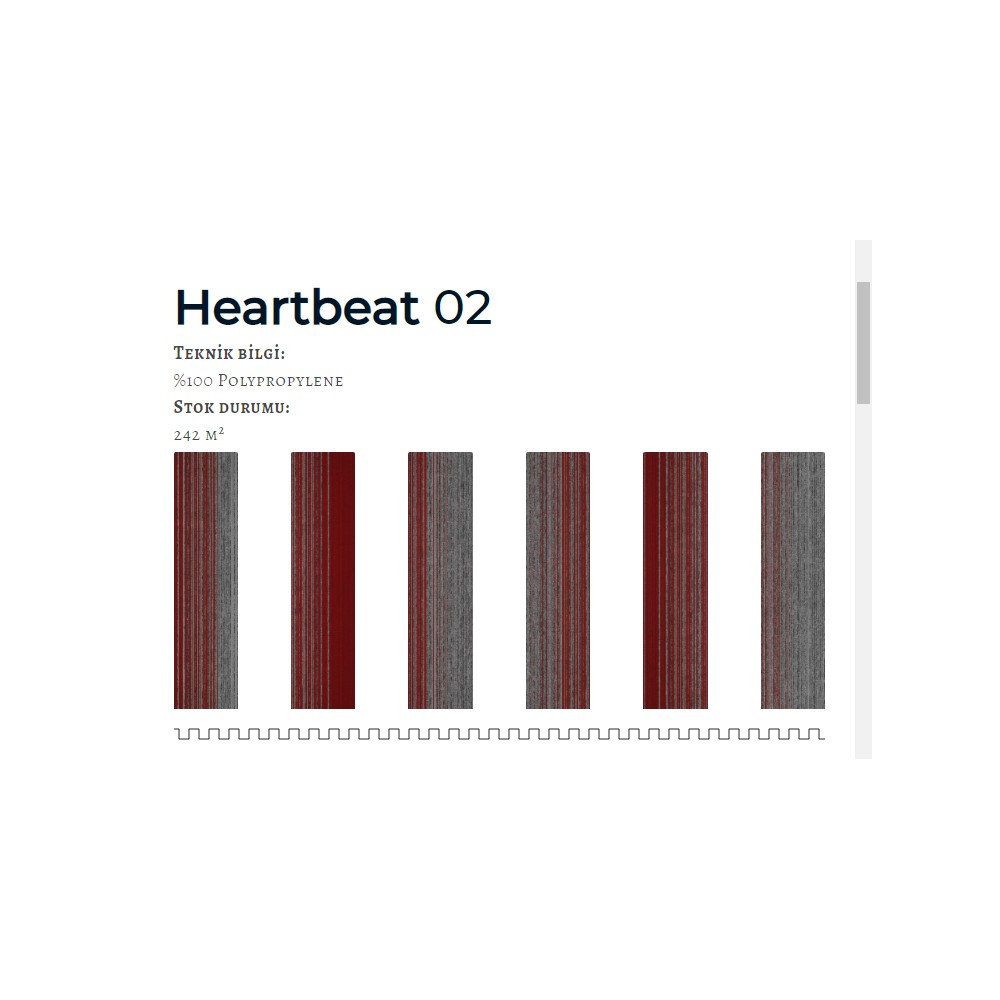 Heart Beat Karo Halı