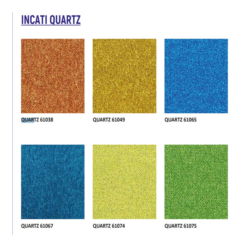 Dayanıklı Incati Quartz Polyamid Karo Halı - FORFLOOR