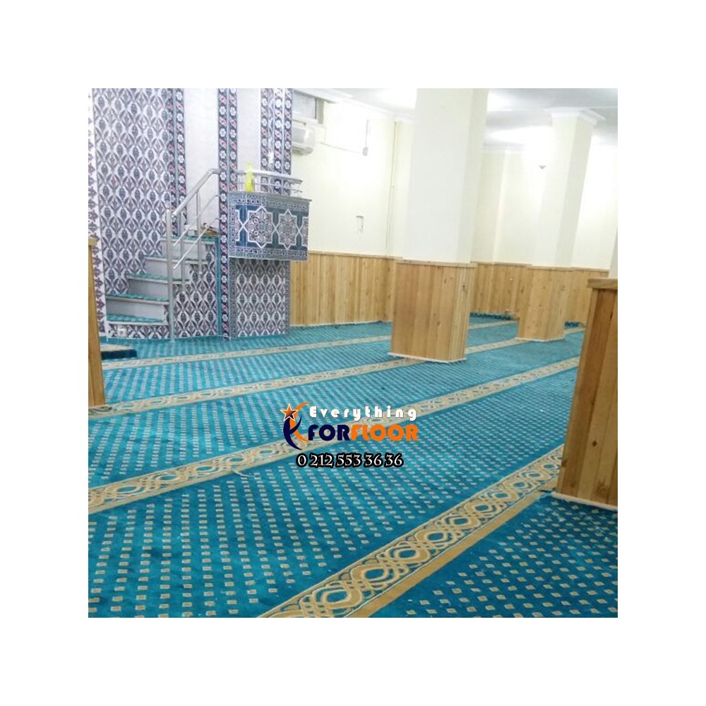 2,5 Kg Turkuaz Dokuma Cami Halısı