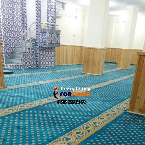 2,5 Kg Turkuaz Dokuma Cami Halısı