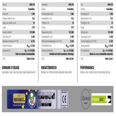 Sensation Halı Teknik Özellikleri