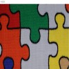 Puzzle Baskılı Çocuk Halısı