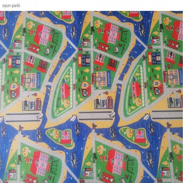 Oyun Parkı Baskılı Çocuk Halısı