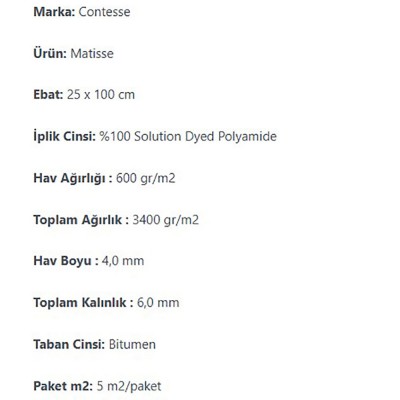 Matisse Karo Halı
