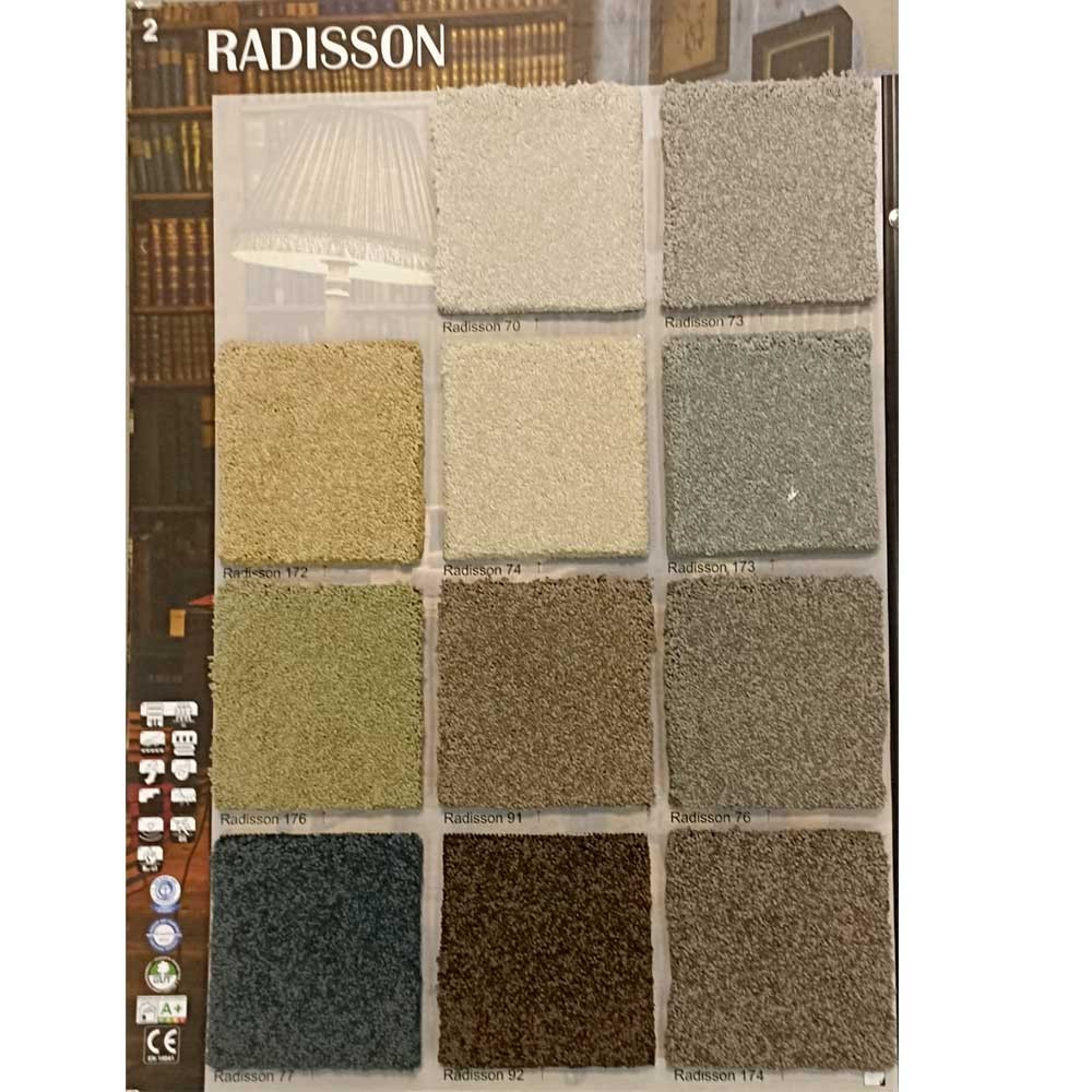 Radisson Tufting Halı – %100 PA 6.6, Comfortbacking taban, Hollanda üretimi