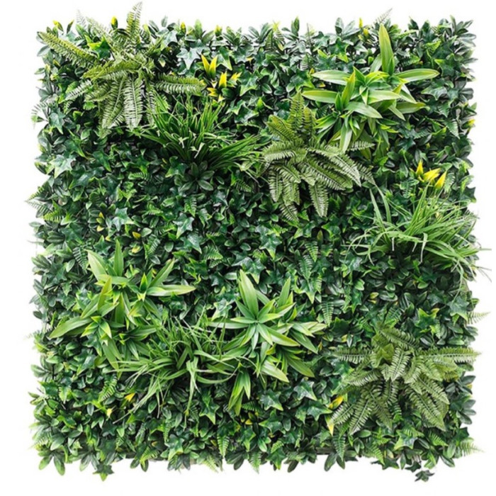 Green Dream Çim Duvar Paneli 100×100 cm | Gerçekçi Yeşil Duvar
