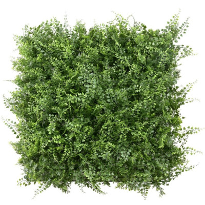 Fern Çim Duvar 50×50 Panel | Eğrelti Otu Görünümlü Yeşil Duvar