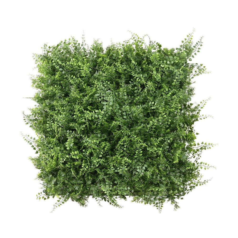 Fern Çim Duvar 50×50 Panel | Eğrelti Otu Görünümlü Yeşil Duvar