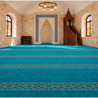 En Ekonomik Alev Almaz Polyamid Cami Halısı | FORFLOOR